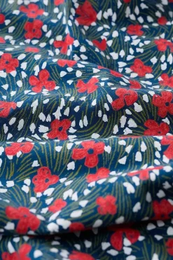 Dresses<Seasalt Cornwall April Short Sleeve Dress Reed Flower Raincloud