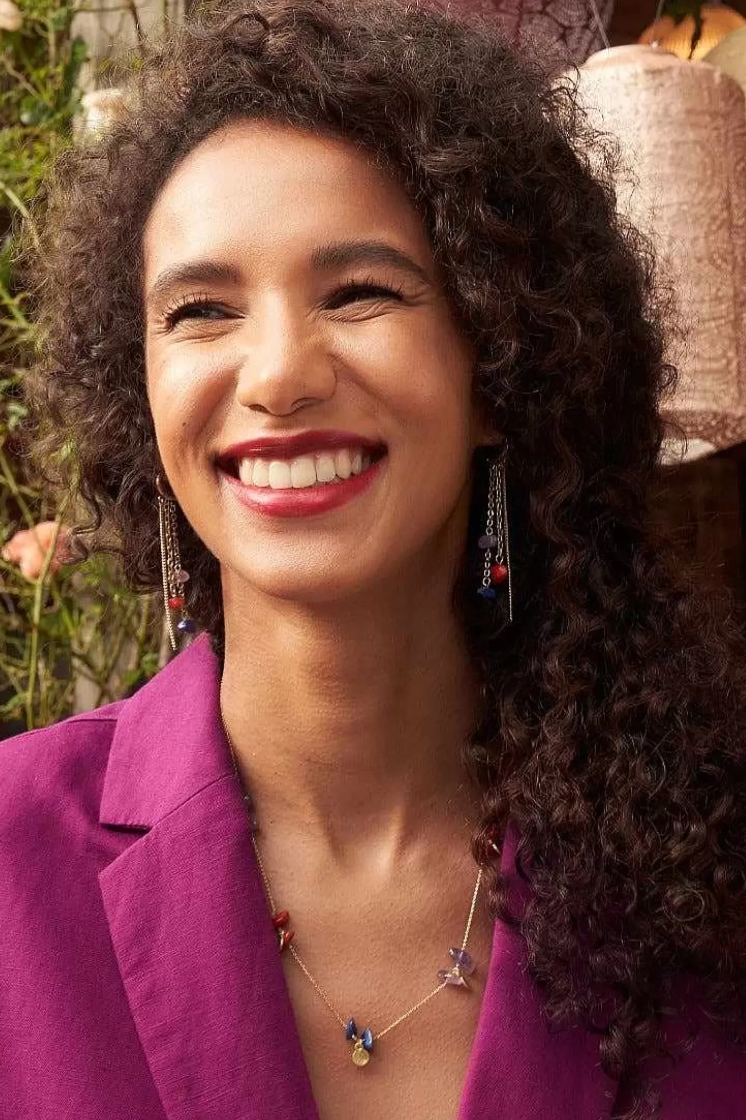 Jewellery<Seasalt Cornwall Arc Chain Drop Earrings Spriggan Papaya