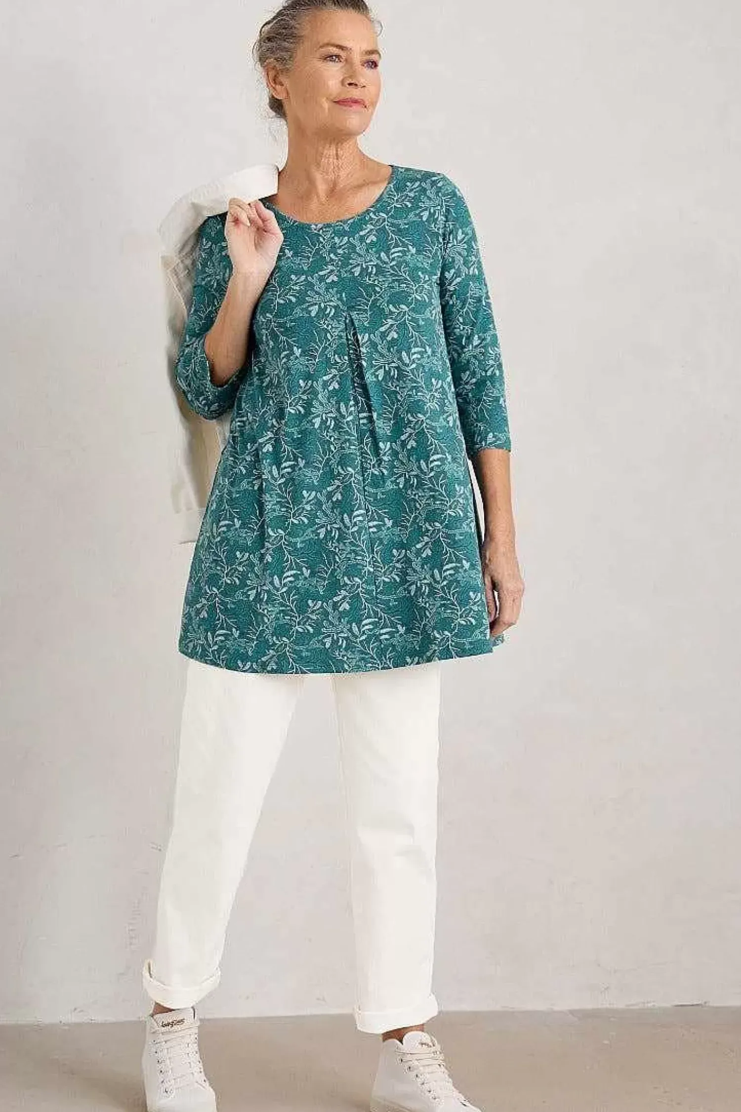 Tunics<Seasalt Cornwall Arusha Cotton Jersey Tunic (Gots) Flowing Reeds Wreckage