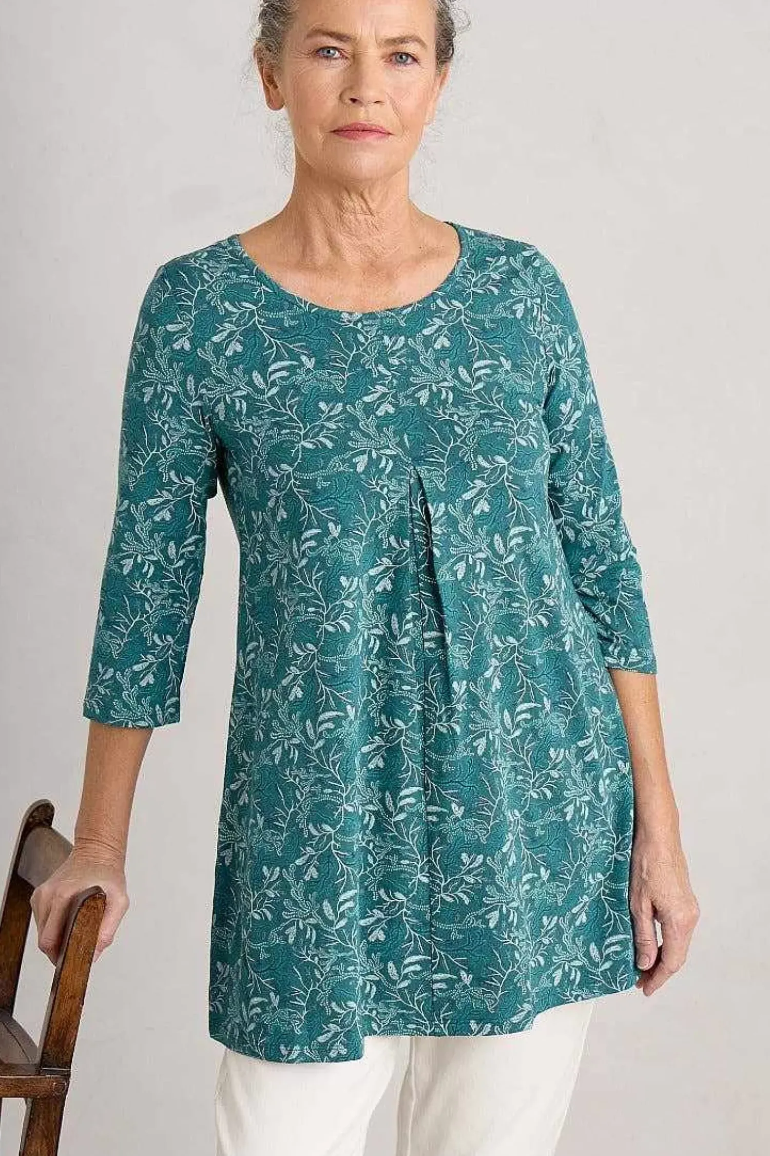 Tunics<Seasalt Cornwall Arusha Cotton Jersey Tunic (Gots) Flowing Reeds Wreckage