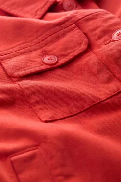 Coats & Jackets<Seasalt Cornwall Ballad Denim Jacket Tomato