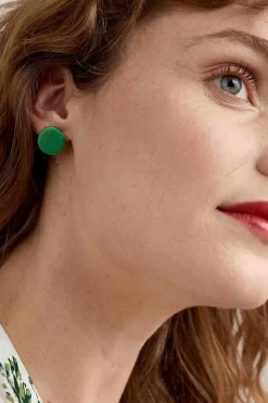 Jewellery<Seasalt Cornwall Ballowall Circle Stud Earrings Island