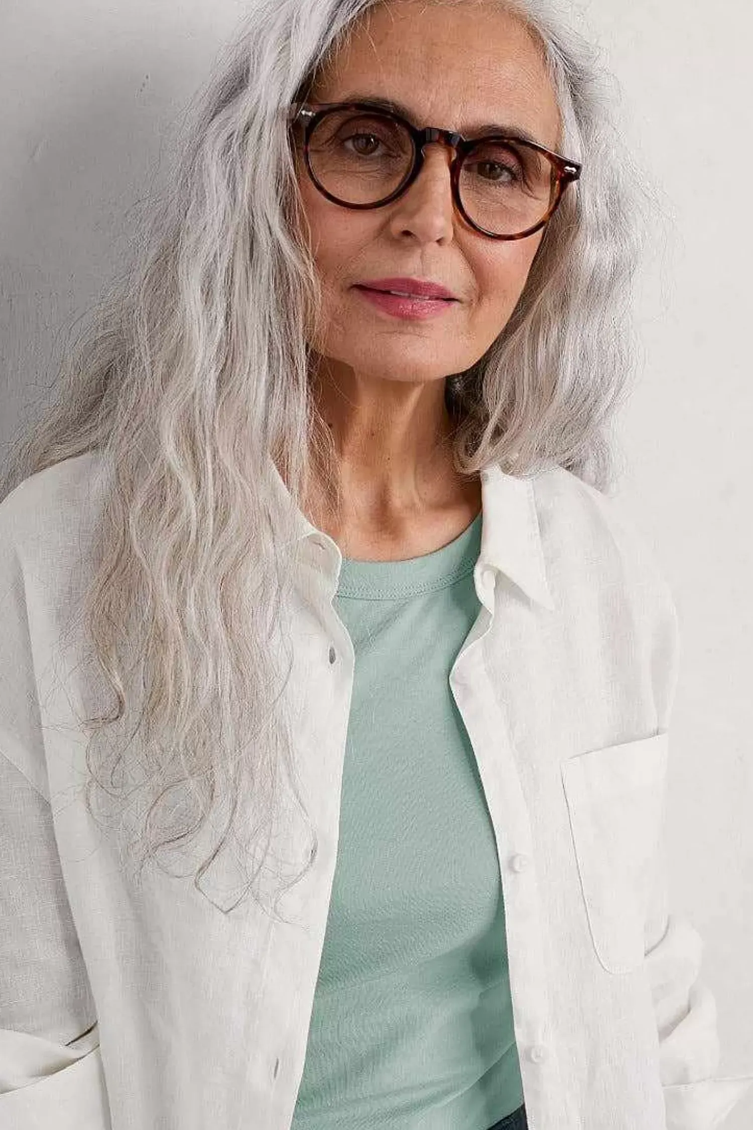 Tops<Seasalt Cornwall Beach Road Longline Linen Shirt Chalk