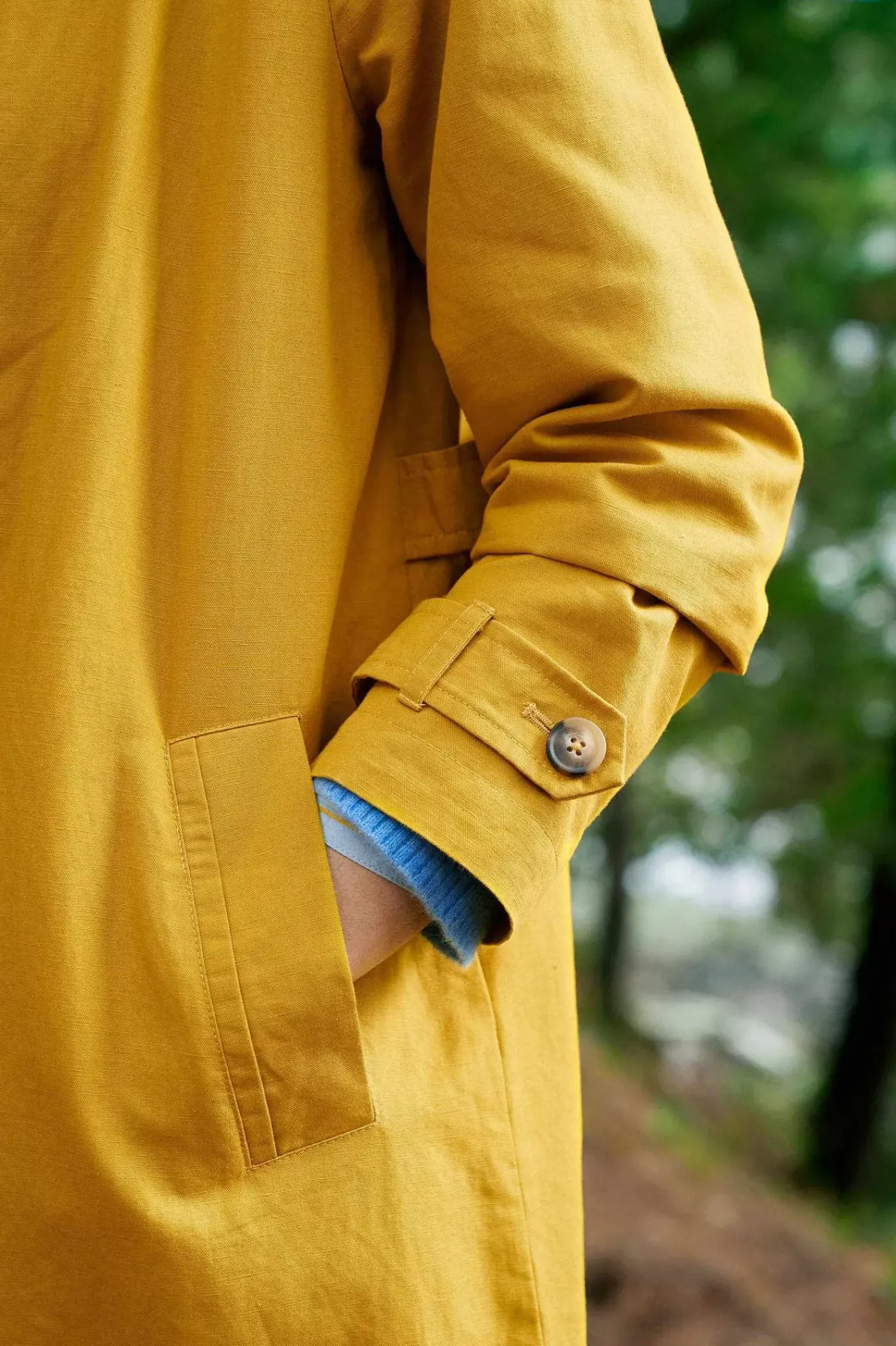 Coats & Jackets<Seasalt Cornwall Boscastle Organic Cotton Mac Dark Dijon