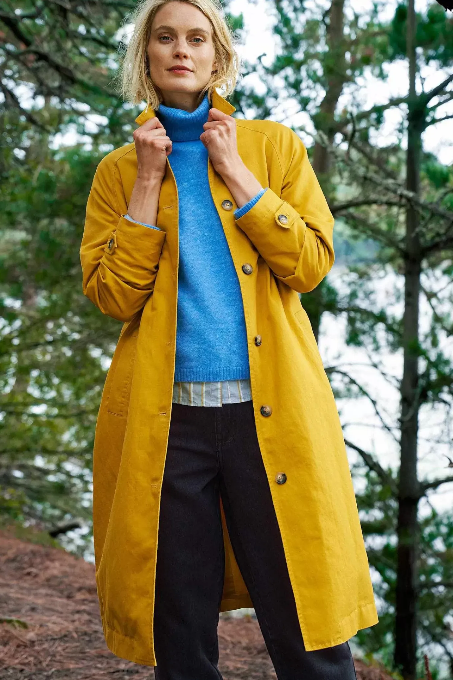 Coats & Jackets<Seasalt Cornwall Boscastle Organic Cotton Mac Dark Dijon