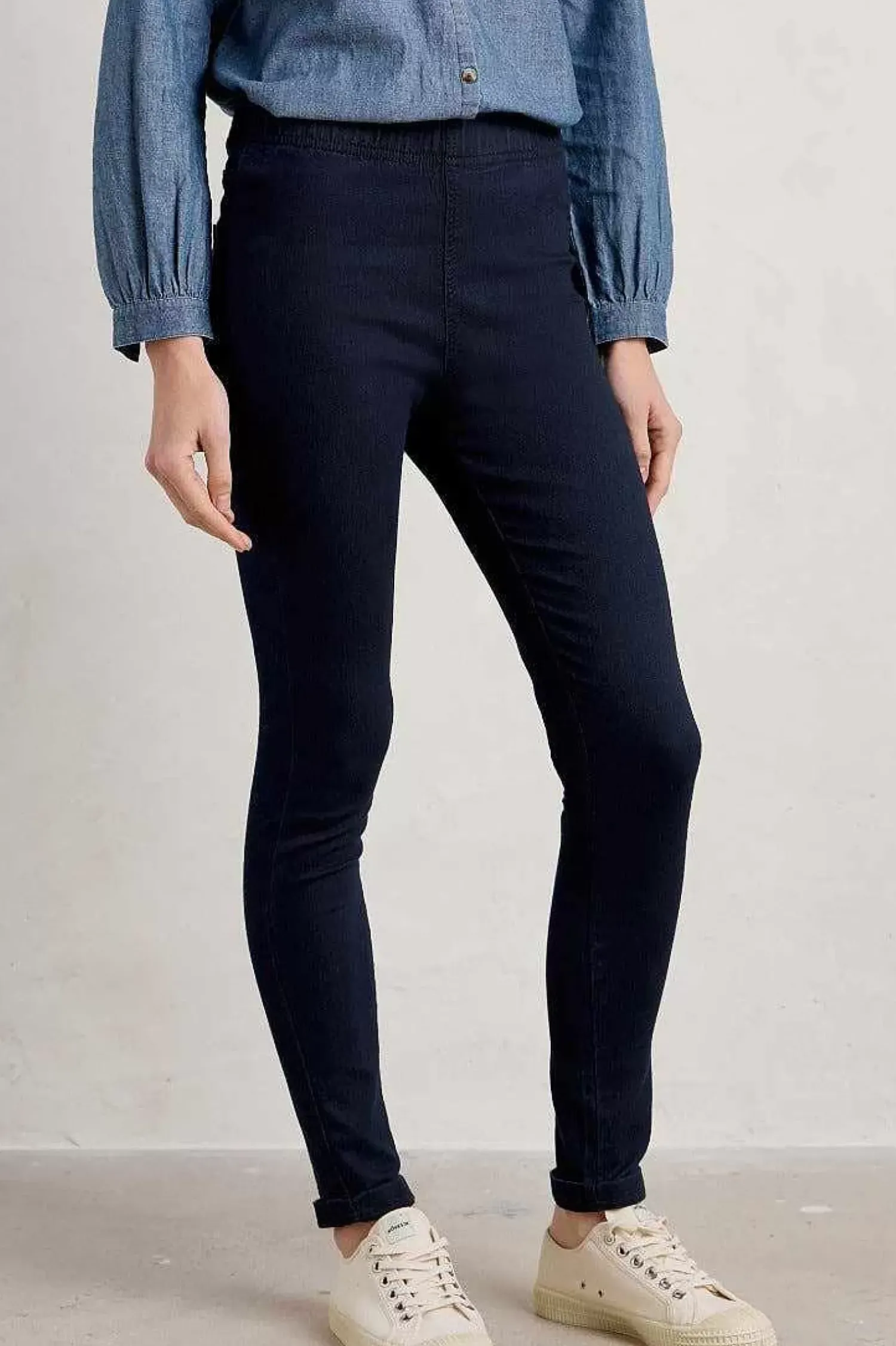 Trousers & Shorts<Seasalt Cornwall Bosvenning Jeggings Squid Ink