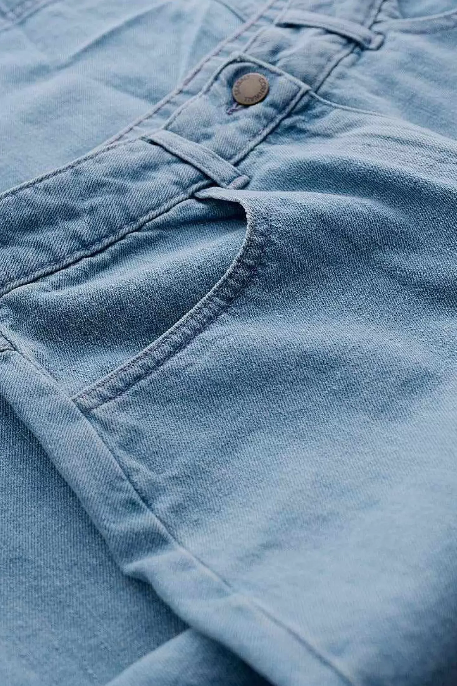 Skirts<Seasalt Cornwall Bowline Denim Midi Skirt Light Wash Rain Slub