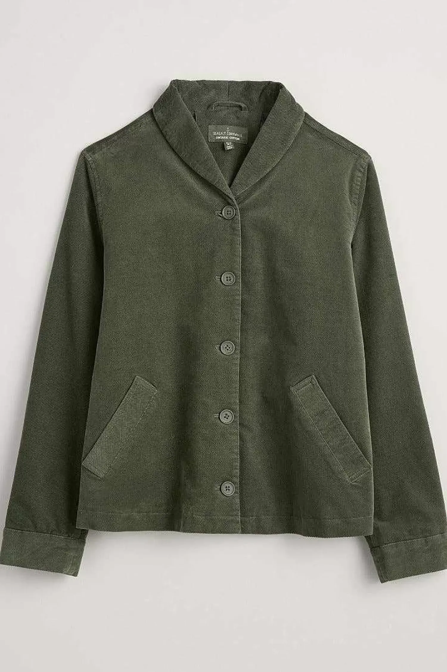 Coats & Jackets<Seasalt Cornwall Brightwork Cut Cord Jacket Evergreen