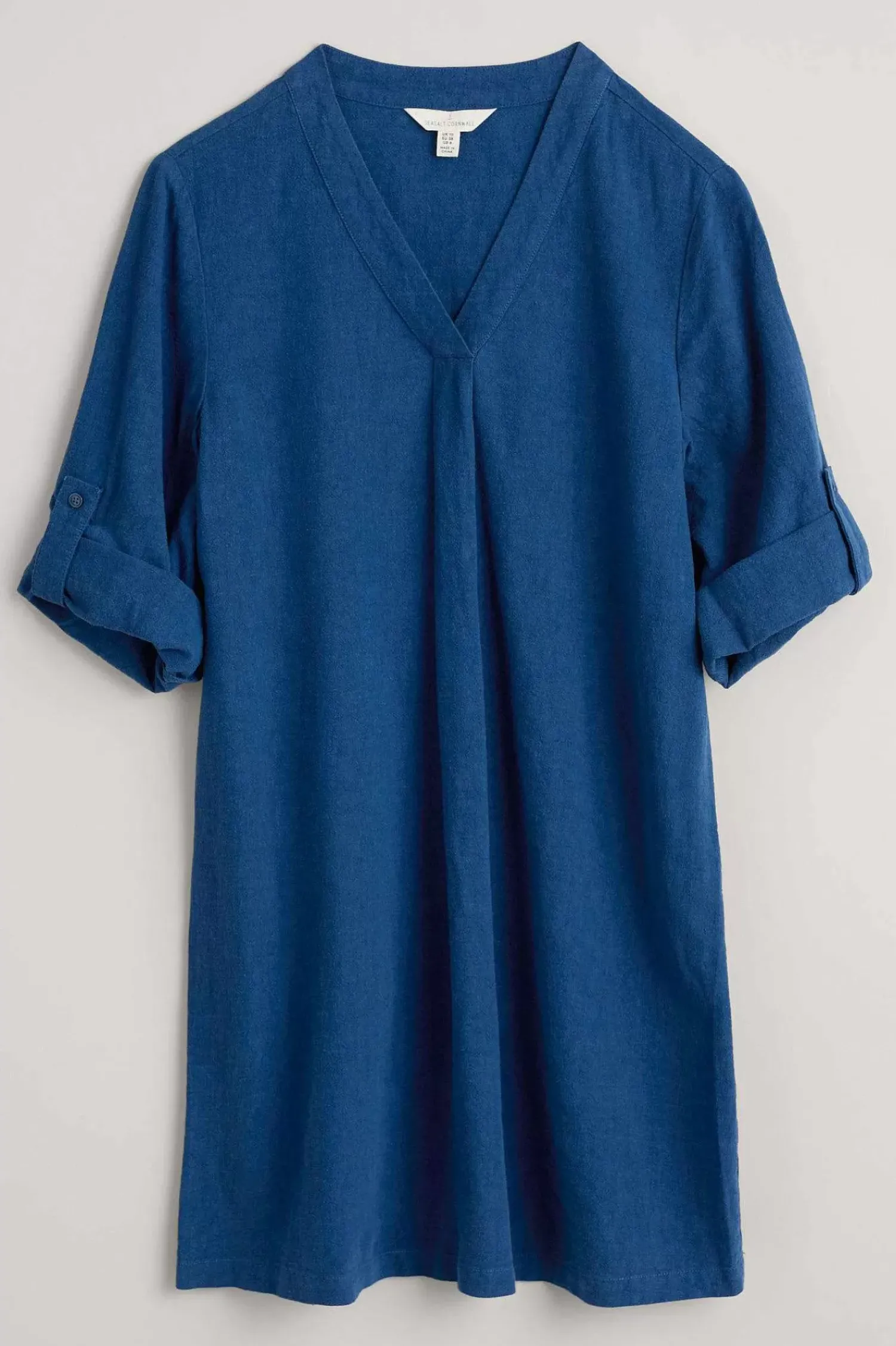 Tunics<Seasalt Cornwall Brittlestar V-Neck Linen Blend Tunic Marine