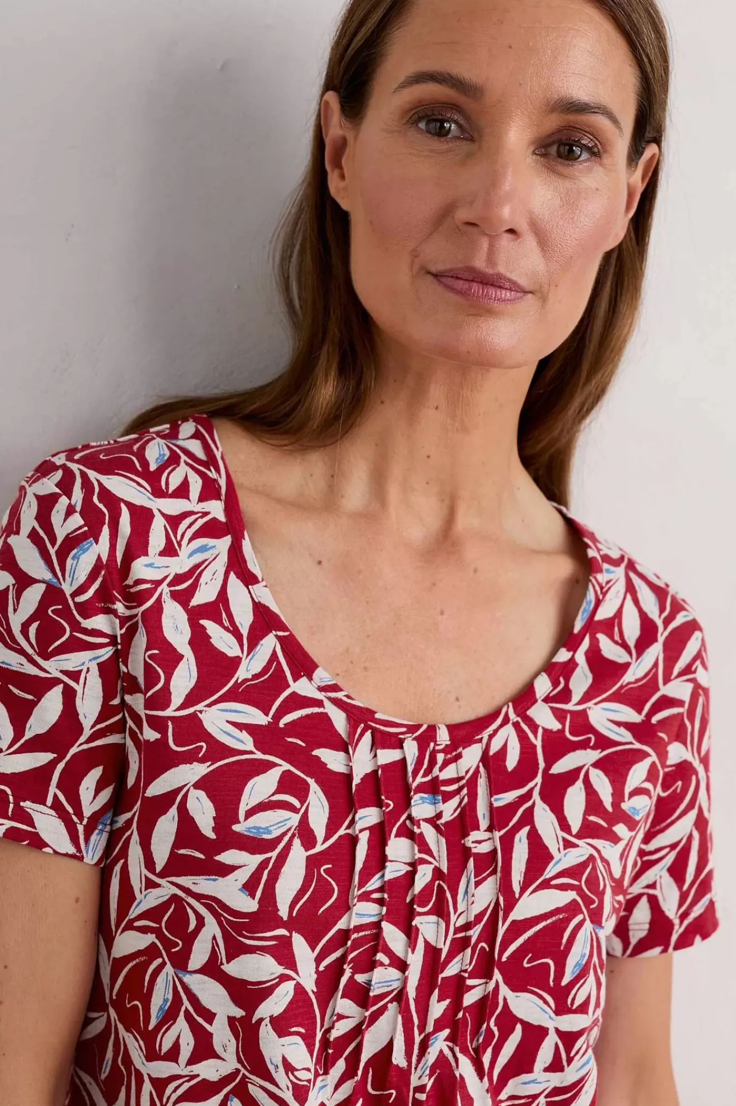 Tunics<Seasalt Cornwall Busy Lizzy Short Sleeve Tunic Waterway Leaves Rudder