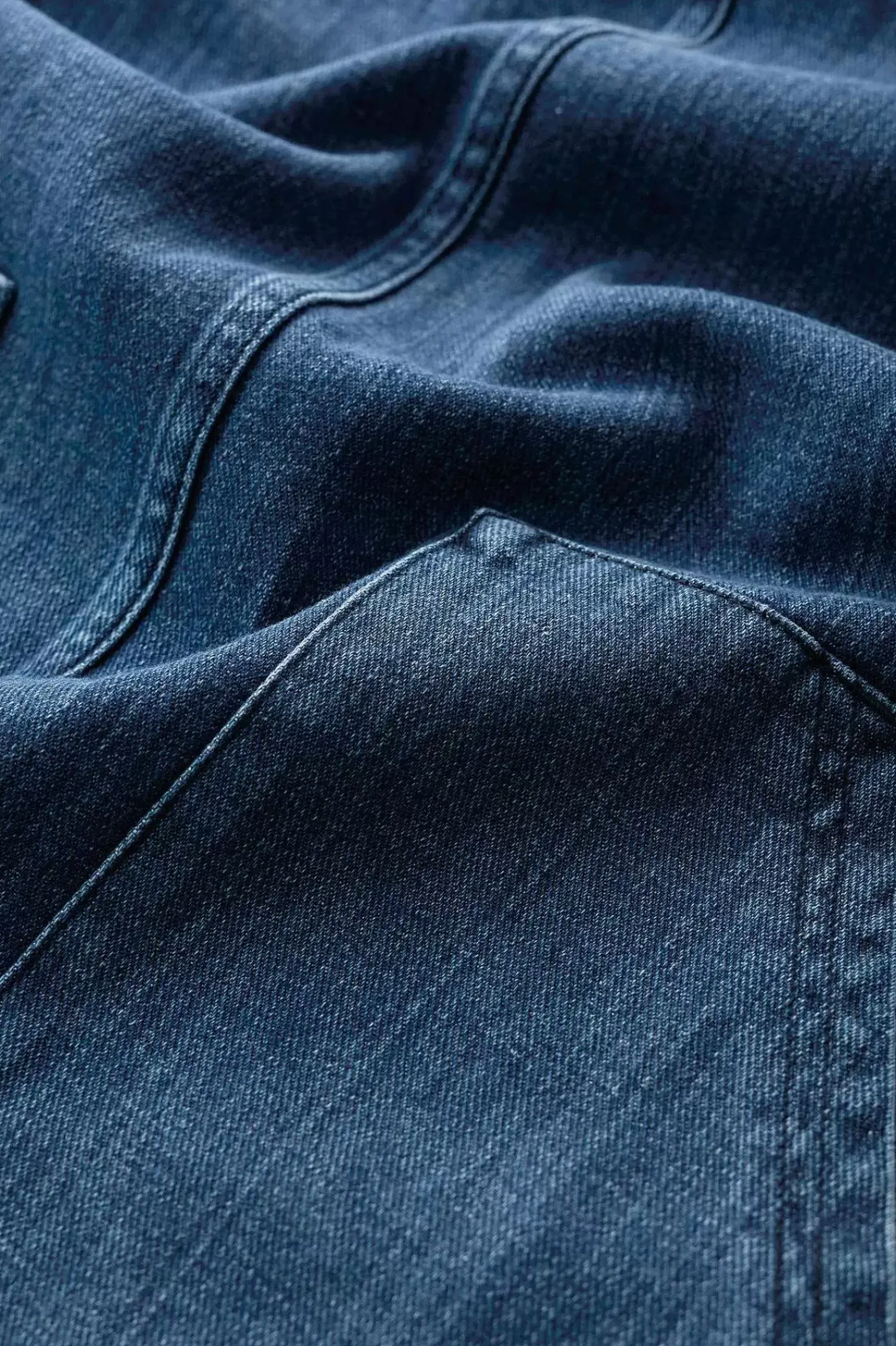 Dresses<Seasalt Cornwall Calican Denim Pinafore Dress Mid Wash Grain