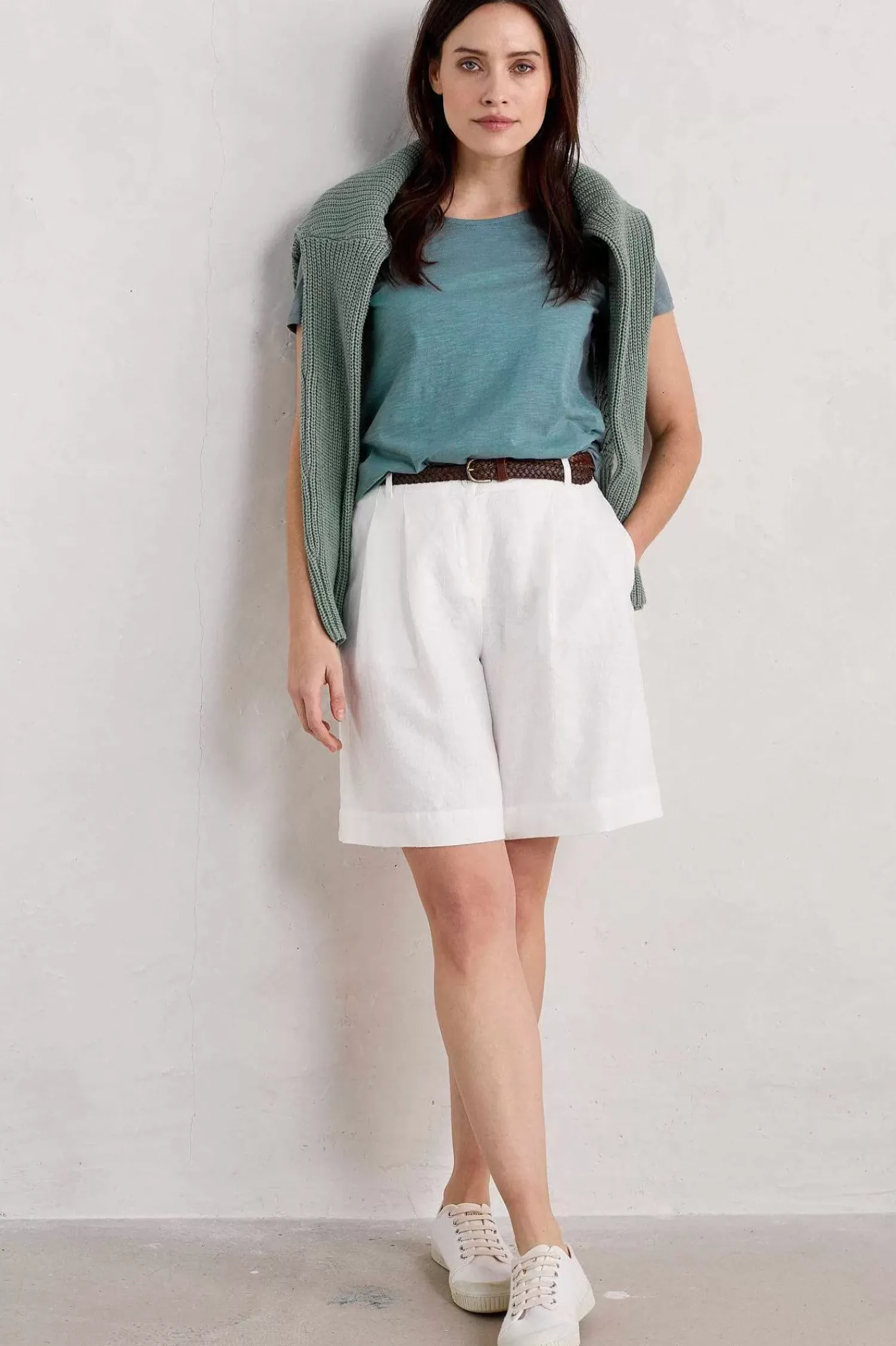 Tops<Seasalt Cornwall Camerance Scoop Neck T-Shirt (Gots) Wade