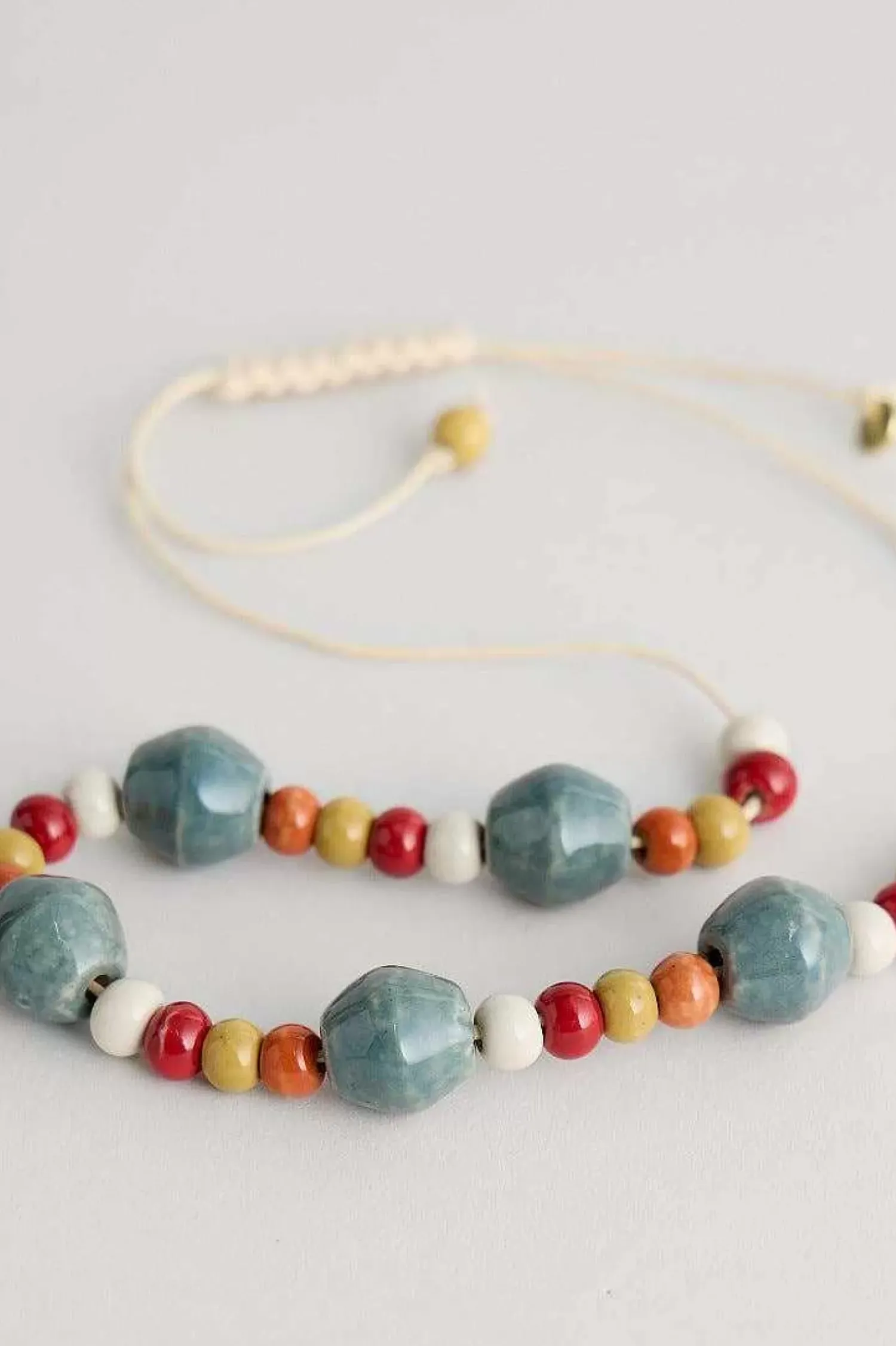 Jewellery<Seasalt Cornwall Canna Ceramic Bead Necklace Daffodil Tomato