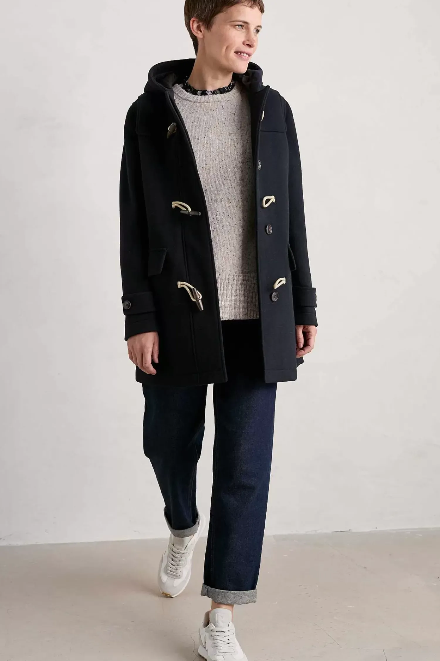 Coats & Jackets<Seasalt Cornwall Cardinham Duffle Coat Maritime