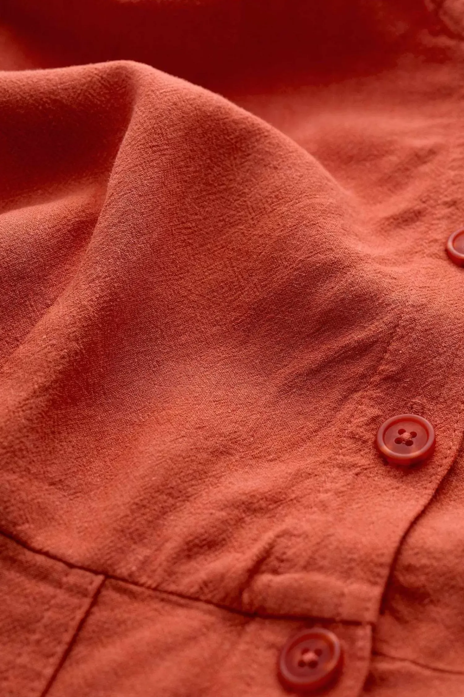 Trousers & Shorts<Seasalt Cornwall Carthew V Neck Linen Blend Jumpsuit Papaya