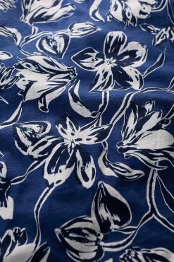 Dresses<Seasalt Cornwall Cladonia Long Sleeve Jersey Dress Cyclamen Marine Maritime