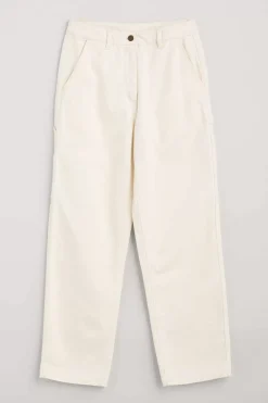 Trousers & Shorts<Seasalt Cornwall Cliff Picnic Straight Leg Jeans Ecru Twill Slub