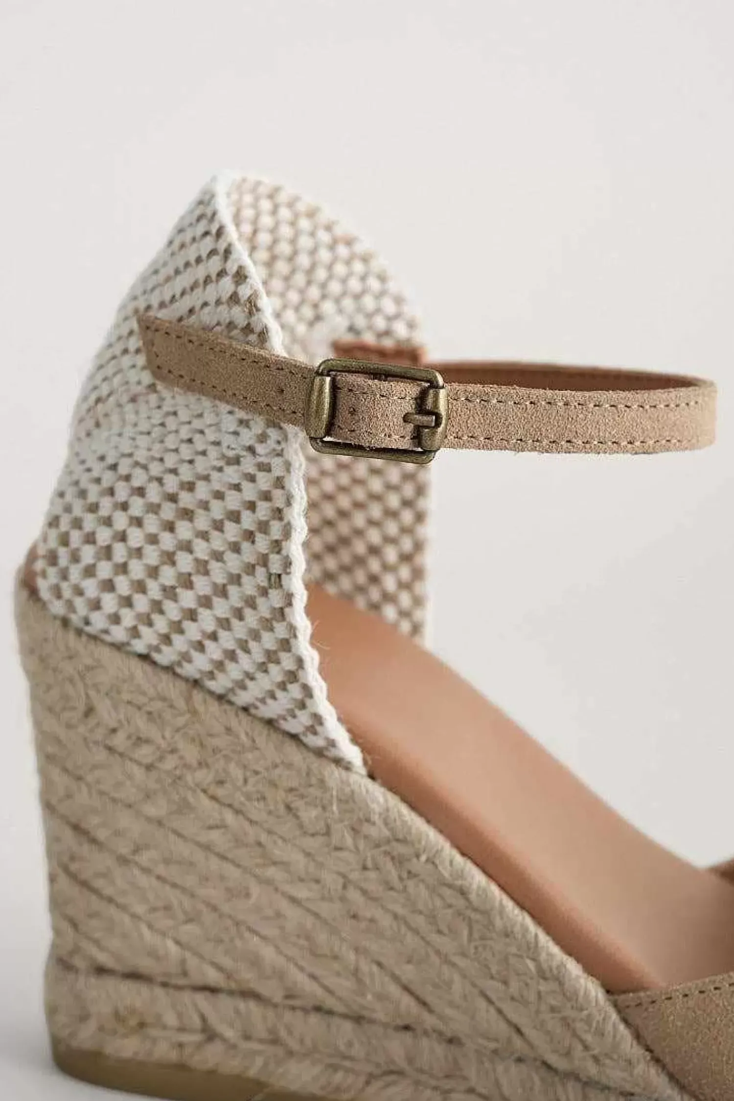 Shoes<Seasalt Cornwall Cloud Bloom Wedge Espadrilles Pale Tan