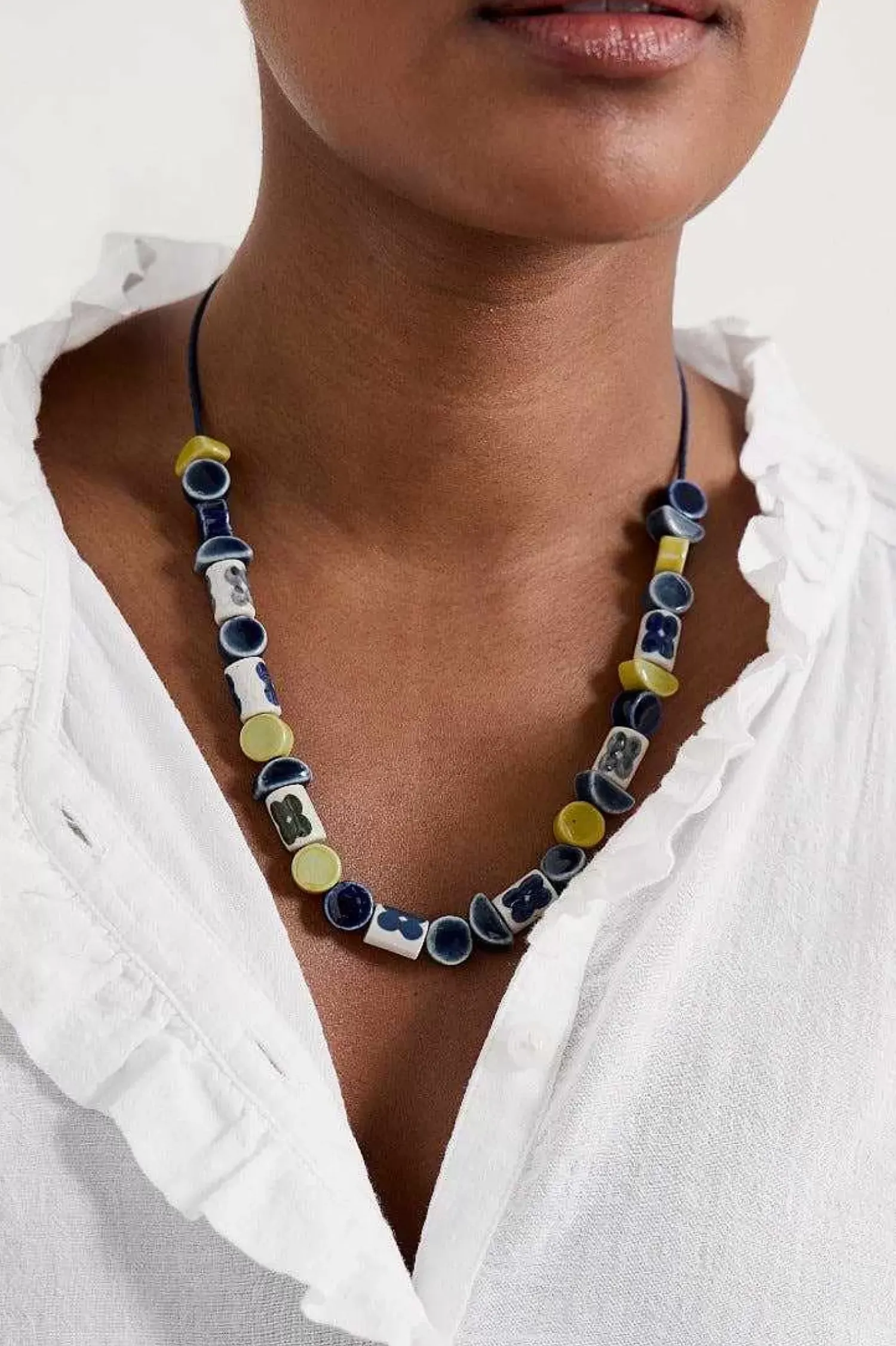 Jewellery<Seasalt Cornwall Collan Beaded Necklace Agapanthus Mix