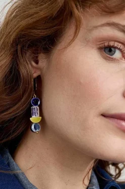 Jewellery<Seasalt Cornwall Collan Earrings Agapanthus Mix