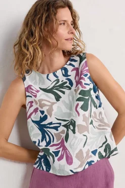 Tops<Seasalt Cornwall Colour Study Top Sea Frond Chalk