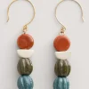 Jewellery<Seasalt Cornwall Conifer Ceramic Drop Earrings Buttercup Mix