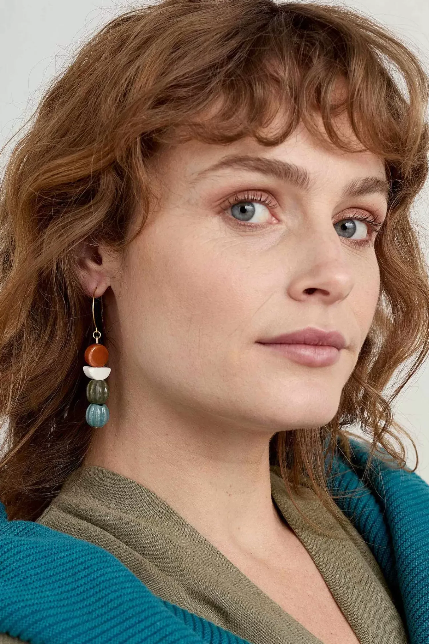 Jewellery<Seasalt Cornwall Conifer Ceramic Drop Earrings Buttercup Mix