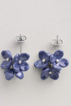 Jewellery<Seasalt Cornwall Corsage Flower Bead Earrings Lupin Mix