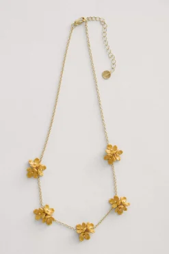 Jewellery<Seasalt Cornwall Corsage Flower Chain Necklace Lupin Mix