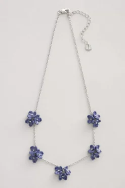 Jewellery<Seasalt Cornwall Corsage Flower Chain Necklace Lupin Mix