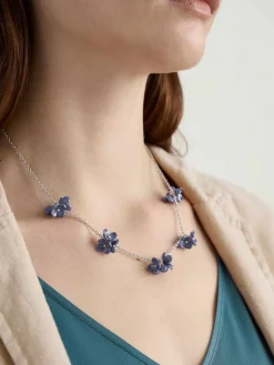 Jewellery<Seasalt Cornwall Corsage Flower Chain Necklace Lupin Mix