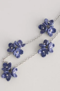 Jewellery<Seasalt Cornwall Corsage Flower Chain Necklace Lupin Mix