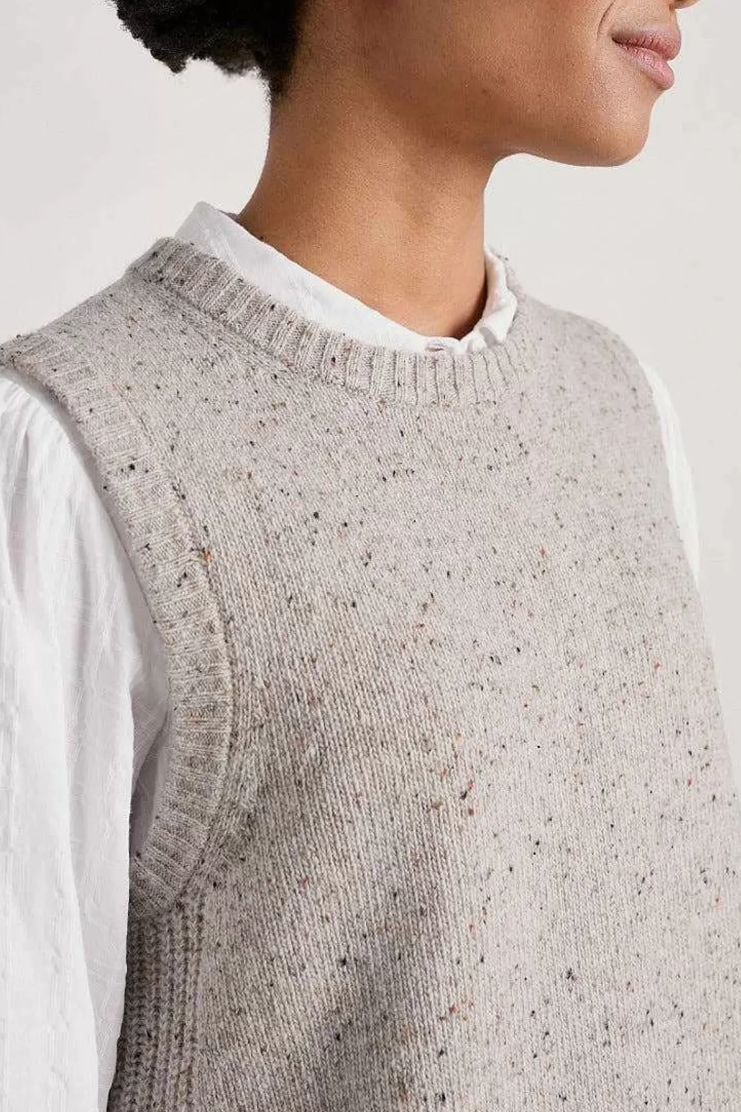 Knitwear<Seasalt Cornwall Coupling Knitted Vest Aran