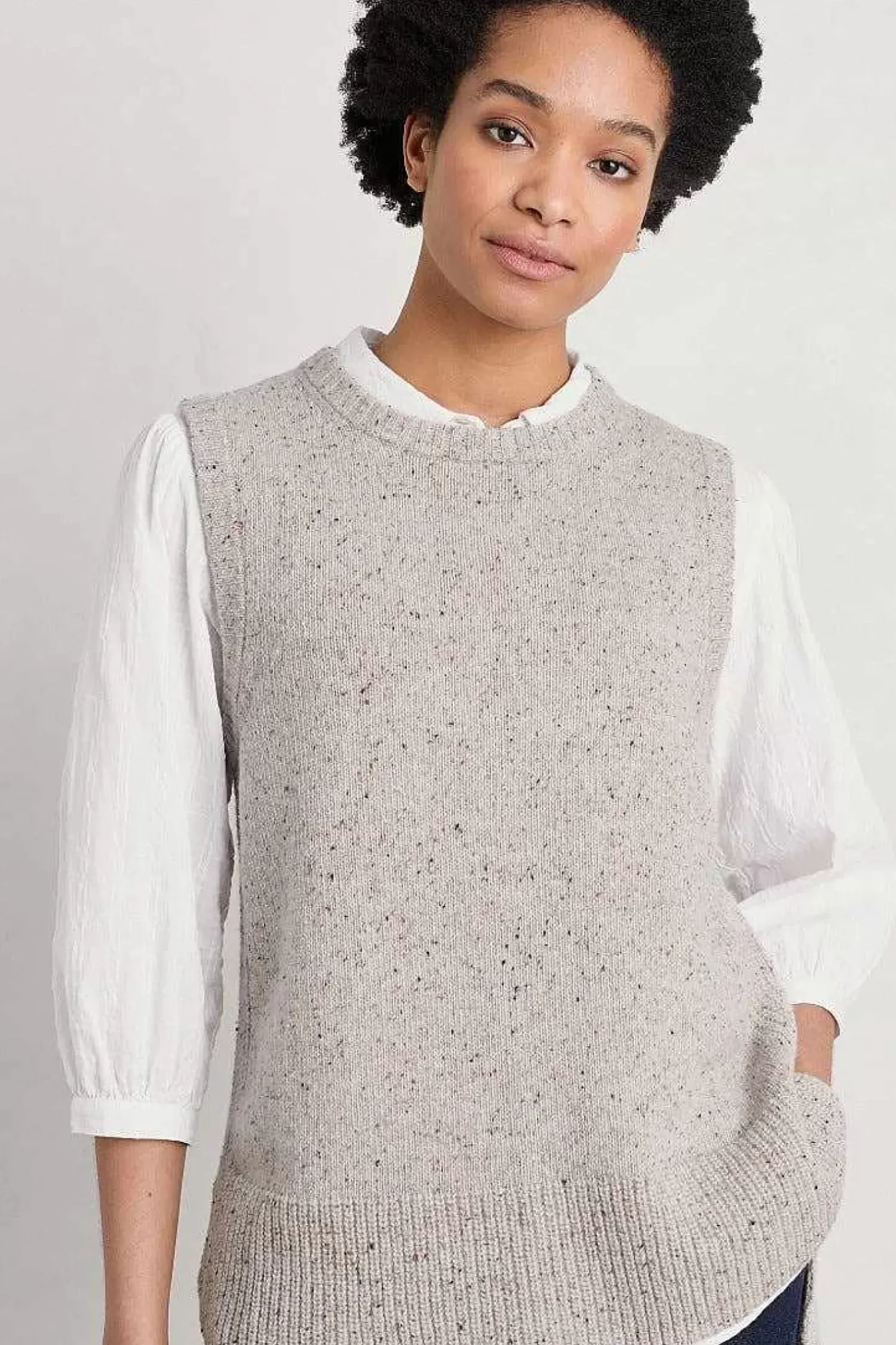 Knitwear<Seasalt Cornwall Coupling Knitted Vest Aran