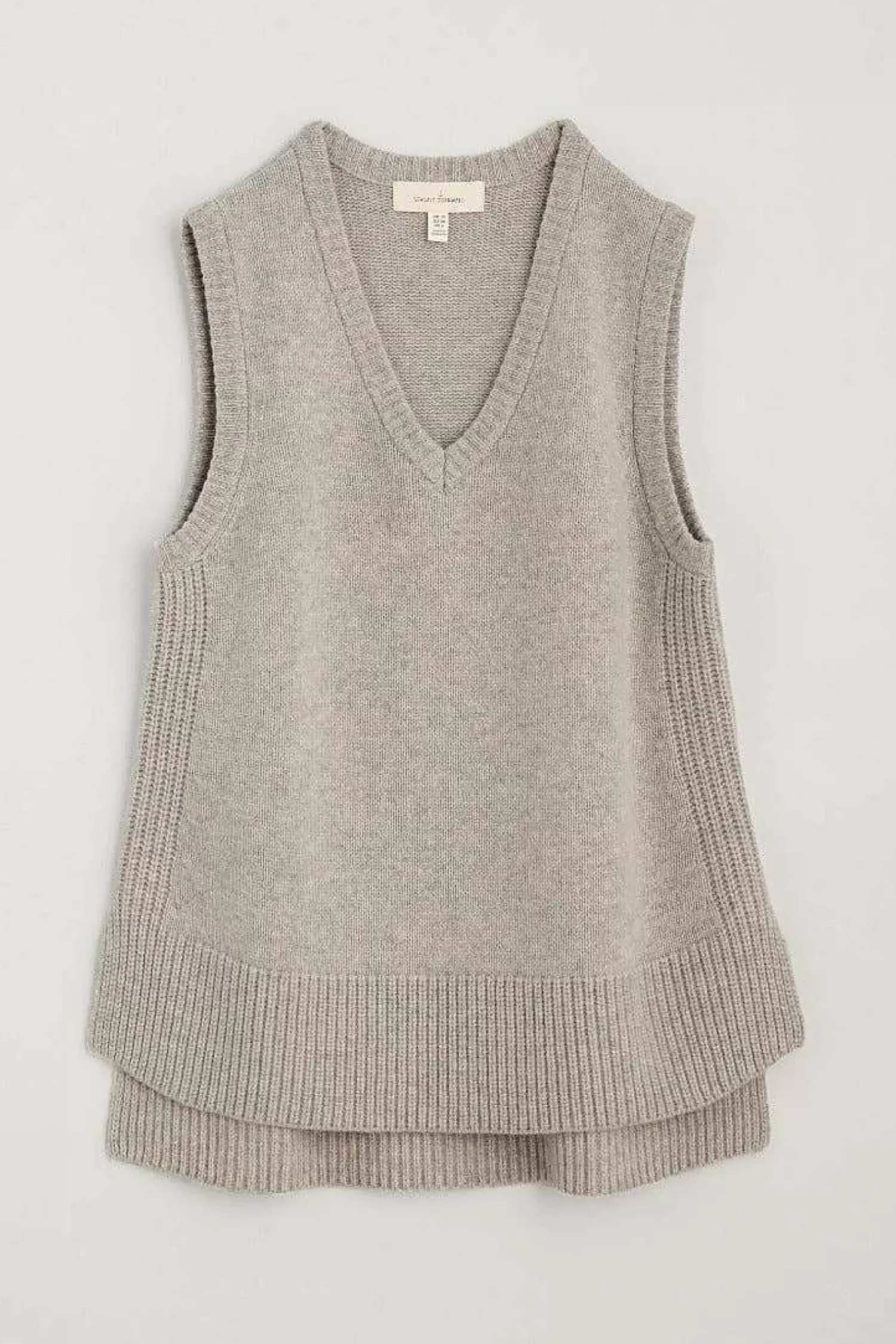 Knitwear<Seasalt Cornwall Coupling V-Neck Vest Aran