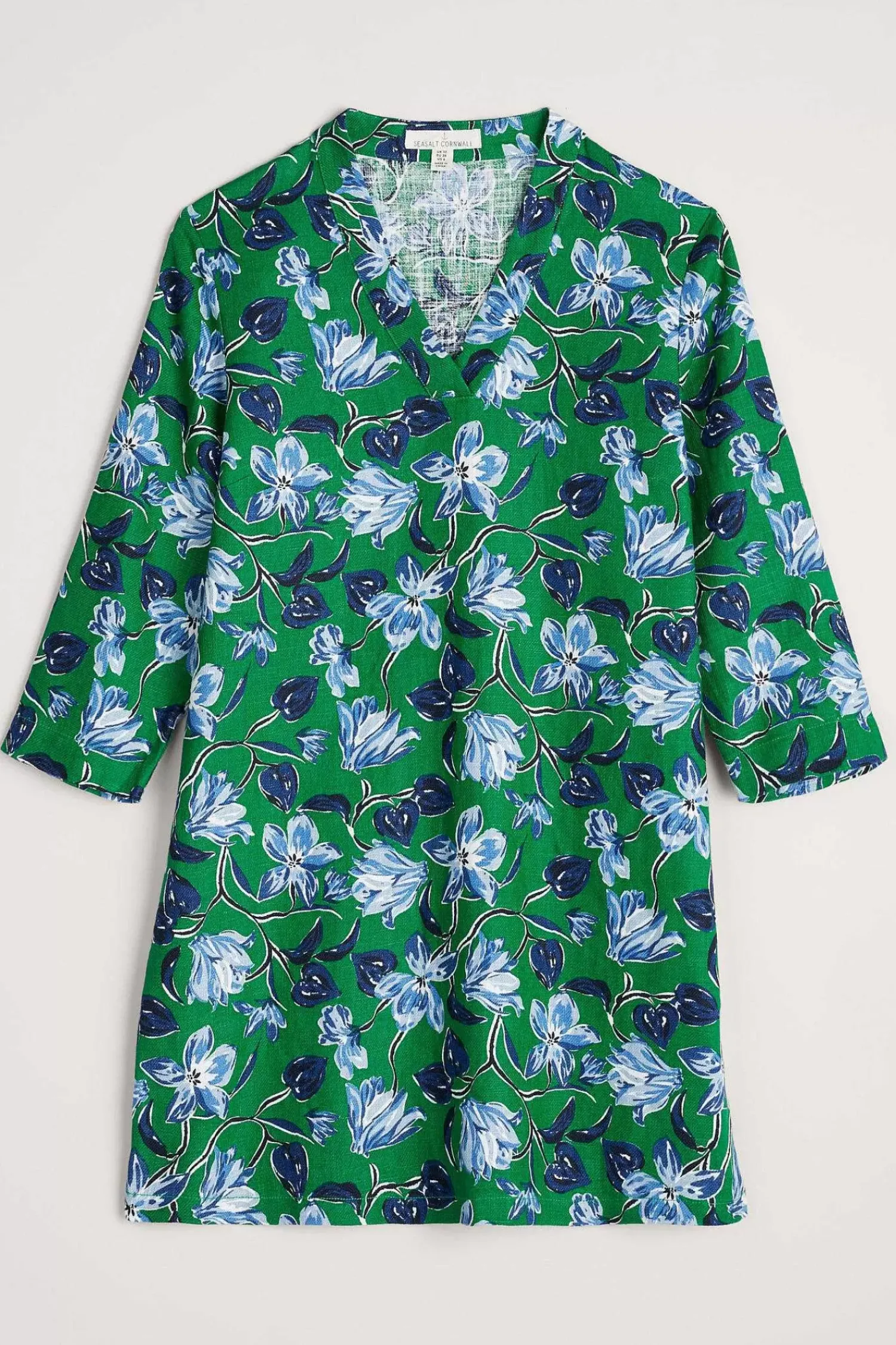 Tunics<Seasalt Cornwall Curves Flow Ramie Tunic Cyclamen Island