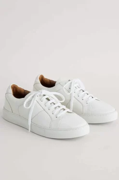 Shoes<Seasalt Cornwall Davidstow Leather Trainers Salt