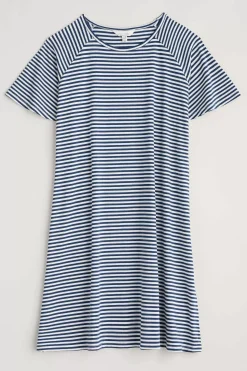 Nightwear<Seasalt Cornwall Day Star Jersey Nightdress Canvas Yacht Chalk