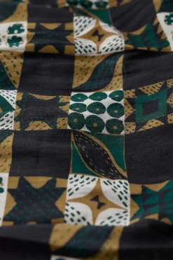 Dresses<Seasalt Cornwall Dearling Tiered Dress Folky Quilt Onyx