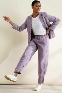 Trousers & Shorts<Seasalt Cornwall Dipping Sun Trousers Grape Thistle