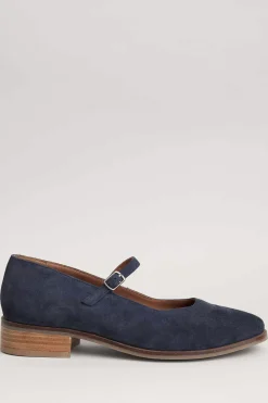 Shoes<Seasalt Cornwall Dovecote Suede Mary Jane Shoes Inkwell