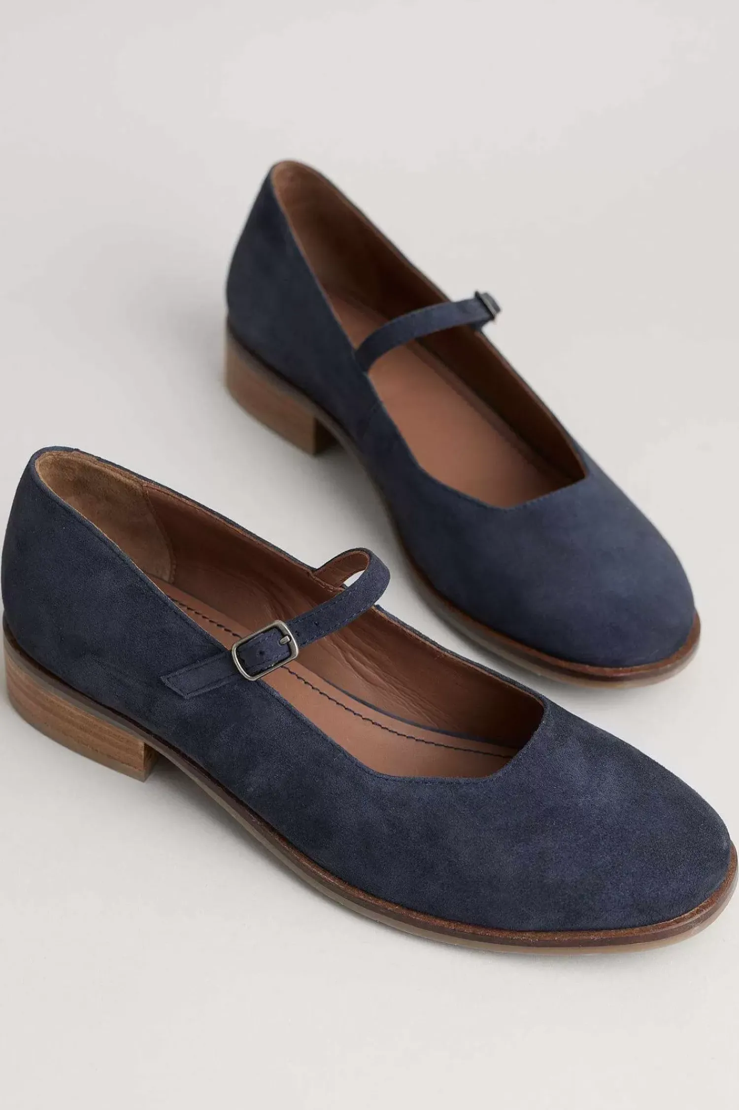 Shoes<Seasalt Cornwall Dovecote Suede Mary Jane Shoes Inkwell
