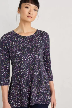 Tops<Seasalt Cornwall Drawing Book Swing Top Dotted Paint Crocus