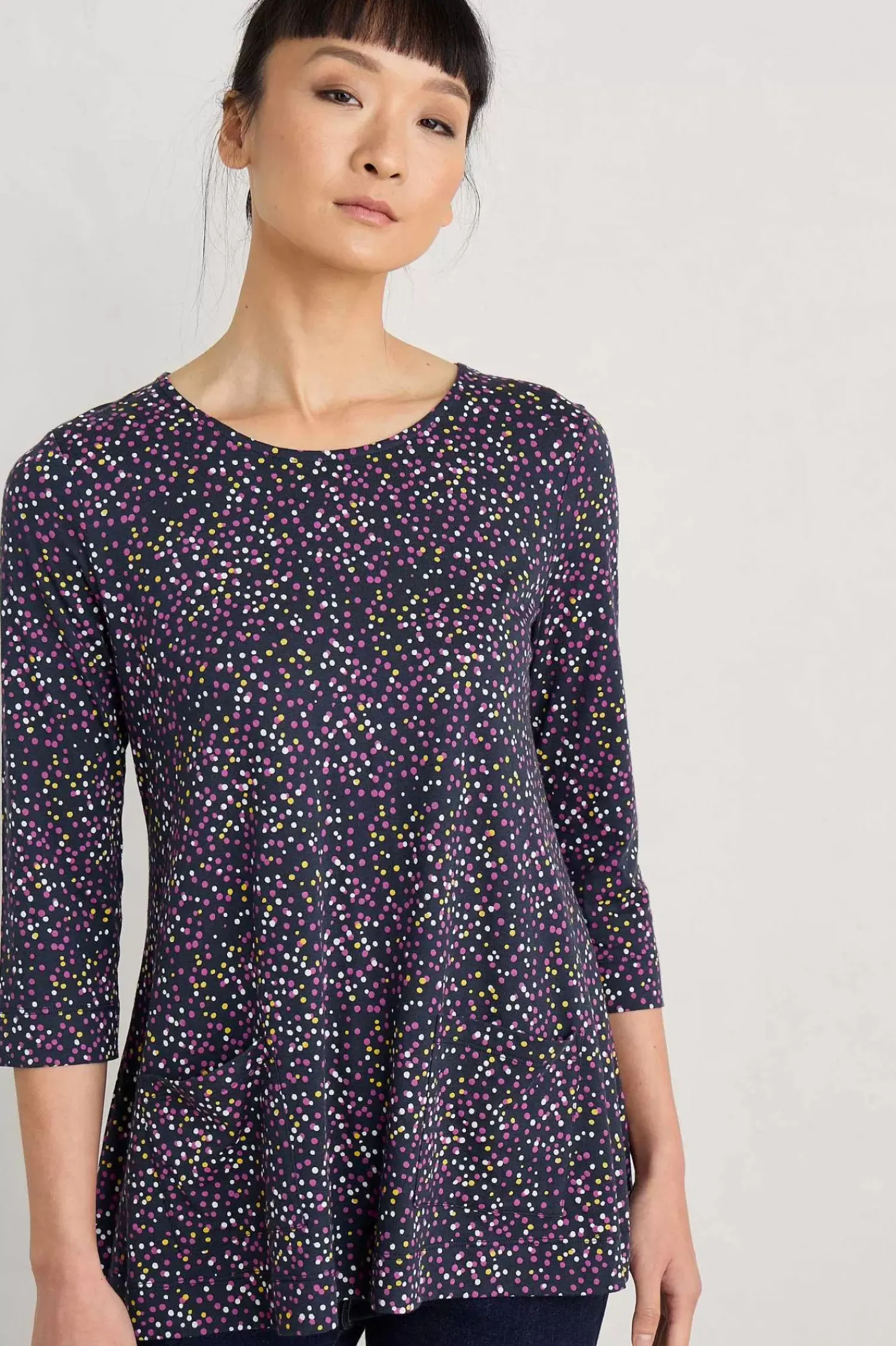 Tops<Seasalt Cornwall Drawing Book Swing Top Dotted Paint Crocus