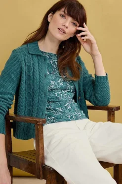 Tops<Seasalt Cornwall Easel 3/4 Sleeve Top Flowing Reeds Wreckage