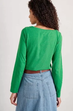 Tops<Seasalt Cornwall Easel Long Sleeve Jersey Top (Gots) Island