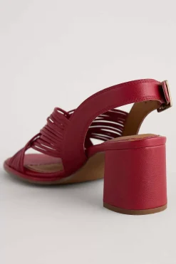 Sandals<Seasalt Cornwall Faerystone Mid Heel Leather Sandals Maple