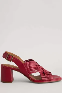 Sandals<Seasalt Cornwall Faerystone Mid Heel Leather Sandals Maple