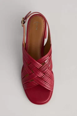 Sandals<Seasalt Cornwall Faerystone Mid Heel Leather Sandals Maple