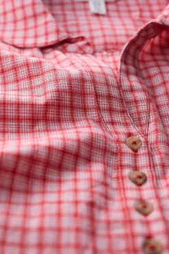 Tops<Seasalt Cornwall Farsight Cotton Shirt Forrabury Stitches Tomato